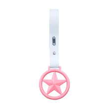 Load image into Gallery viewer, Brand New Round Star Pink JDM TSURIKAWA Ring Subway Train Bus Handle White Strap Charm Drift