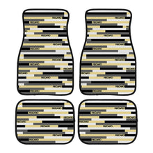 Load image into Gallery viewer, Brand New Universal 4PCS RECARO STYLE Racing Fabric Car Floor Mats Interior Carpets