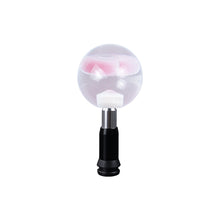 Load image into Gallery viewer, Brand New Universal Round Ball Heart Pink Crystal Clear Automatic Transmission Shift Knob