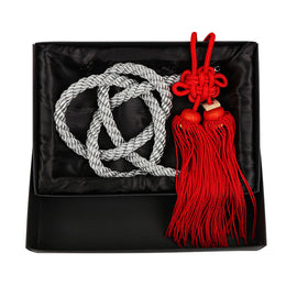 BRAND NEW UNIVERSAL VIP JUNCTION PRODUCE INTERIOR RED FUSA CHARM WITH SILVER KNOT