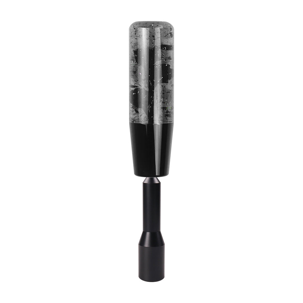 Brand New JDM Glitter Black Rose Flowers Manuel Gear Stick Shift Knob M8 M10 M12 & Black Shifter Extender Extension