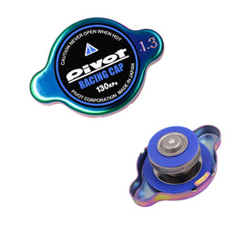 Brand New Jdm 1.3bar 15mm Pivot Racing Neo-Chrome Radiator Cap S Type Universal