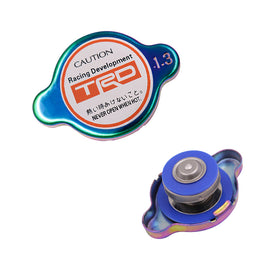 Brand New JDM 1.3bar 15mm TRD Racing Neo Chrome Radiator Cap S Type Universal