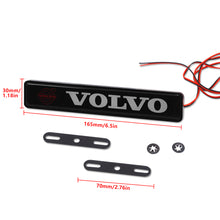 Load image into Gallery viewer, BRAND NEW 1PCS VOLVO LED LIGHT CAR FRONT GRILLE BADGE ILLUMINATED DECAL STICKER