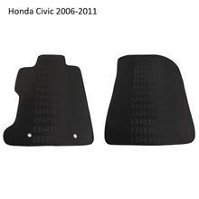 Load image into Gallery viewer, BRAND NEW 2006-2011 Honda Civic Bride Fabric Black Custom Fit Floor Mats Interior Carpets LHD