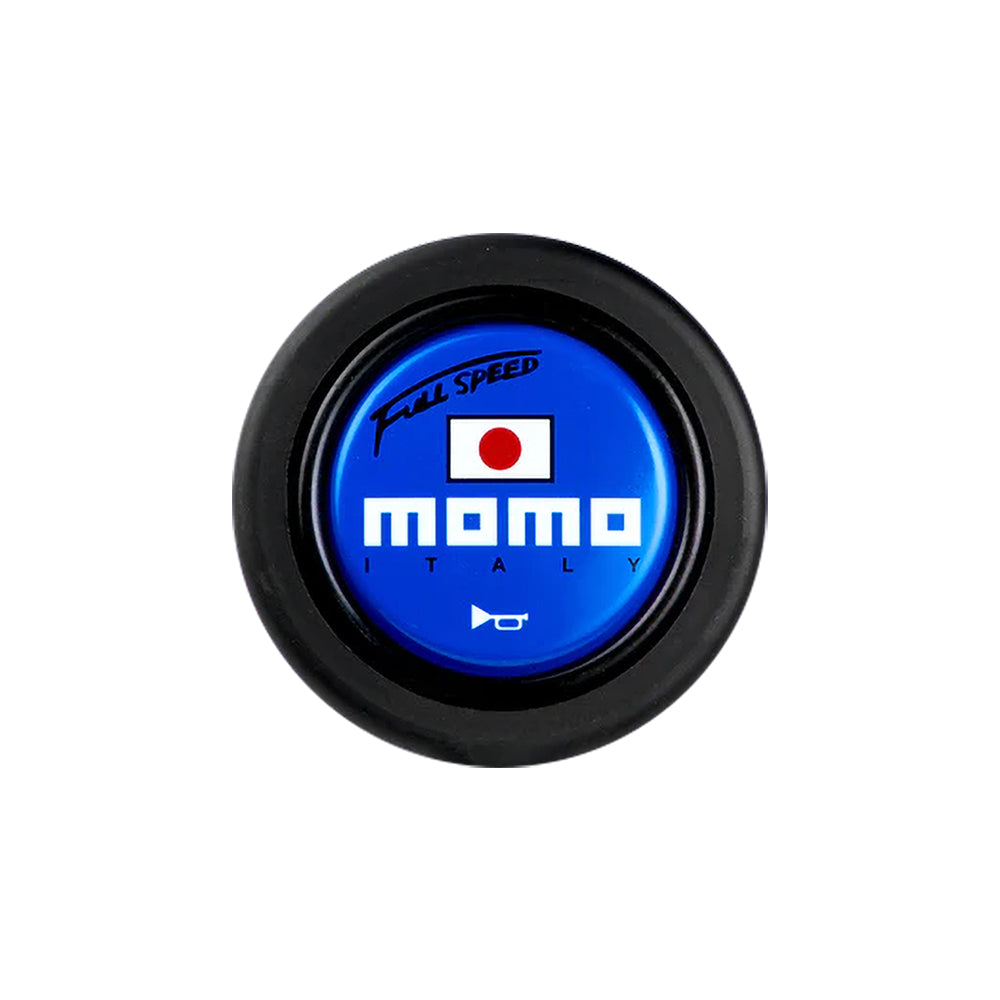 Brand New Universal Momo Car Horn Button Black Steering Wheel Center Cap W/Packaging