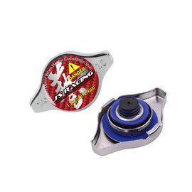 Brand New JDM 1.3bar 9mm J'S RACING Waza Chrome Racing Cap High Pressure Radiator Cap For Universal