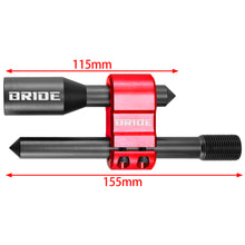 Load image into Gallery viewer, Brand New BRIDE H Type Car Shifter Knob Extension Adjustable Gear Black / Red M18x1.50