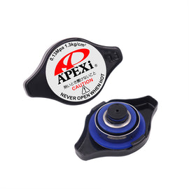 Brand New JDM 1.3bar 9mm APEXI Racing Black Racing Cap High Pressure Radiator Cap For Universal