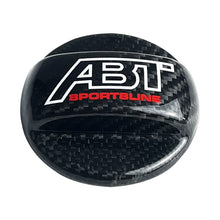 Load image into Gallery viewer, BRAND NEW UNIVERSAL ABT SPORTSLINE Real Carbon Fiber Gas Fuel Cap Cover For Audi