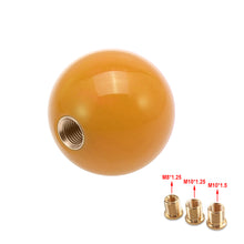 Load image into Gallery viewer, Brand New Universal JDM Pure Orange 54mm Round Ball SHIFT KNOB M8 M10 M12