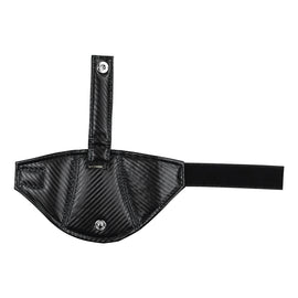 Brand New Universal JDM Carbon Fiber PVC Leather W/Black Stitching RECARO/BRIDE Bucket Seat Belt Guide Holder Protector