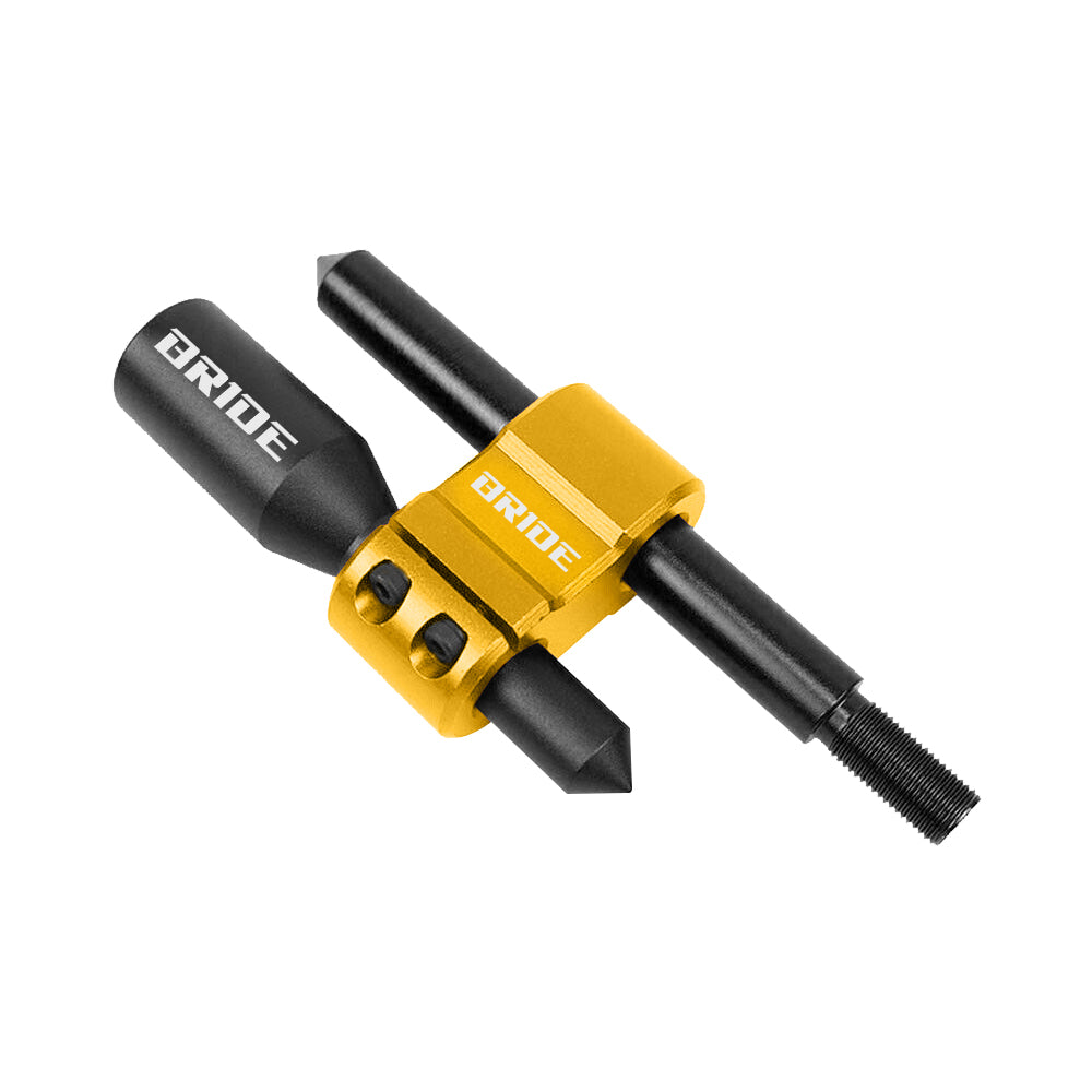 Brand New BRIDE H Type Car Shifter Knob Extension Adjustable Gear Black / Gold M12x1.25