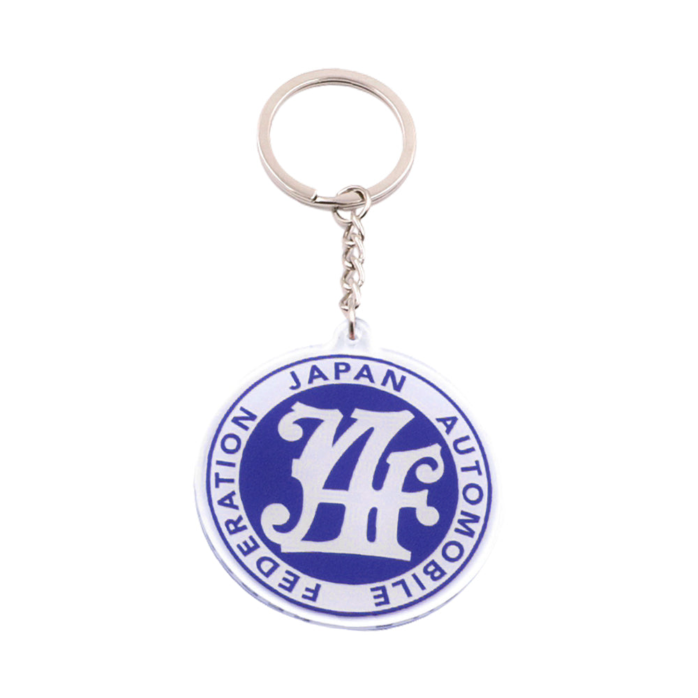 BRAND NEW BLUE JAF JAPAN AUTOMOBILE FEDERATION KEYCHAIN JDM Racing Car Styling Keychain Drift Key Phone Holder