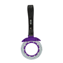 Load image into Gallery viewer, Brand New Brake Rotors Purple TSURIKAWA Ring Subway Train Bus Handle Carbon Fiber Strap Charm Drift