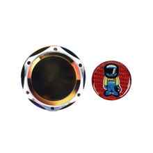 Load image into Gallery viewer, Brand New Jdm Spoon Sports Racer Burnt Blue Engine Oil Cap With Real Carbon Fiber Spoon Racer Sticker Emblem For Honda / Acura