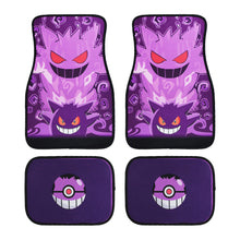Load image into Gallery viewer, Brand New 4PCS UNIVERSAL POKEMON GENGAR Fabric Car Floor Mats Interior Carpets