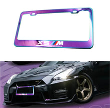 Load image into Gallery viewer, Brand New 1PCS UNIVERSAL BMW X5 M COMPETITION Neo Chrome Stainless Steel License Plate Frame