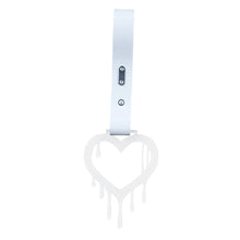Load image into Gallery viewer, Brand New Drip Heart White JDM TSURIKAWA Ring Subway Train Bus Handle White Strap Charm Drift