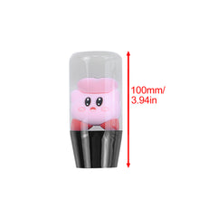 Load image into Gallery viewer, Brand New 1PCS Universal 10CM JDM Clear Kirby Manual Car Black Base Racing Stick Shift Knob M8 M10 M12