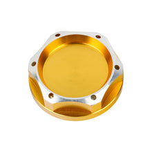 Load image into Gallery viewer, Brand New Honda / Acura / Nissan Gold 2 Tone Engine Oil Filler Cap