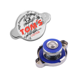 Brand New JDM 1.3bar 15mm Tom's Racing Chrome Radiator Cap S Type Universal