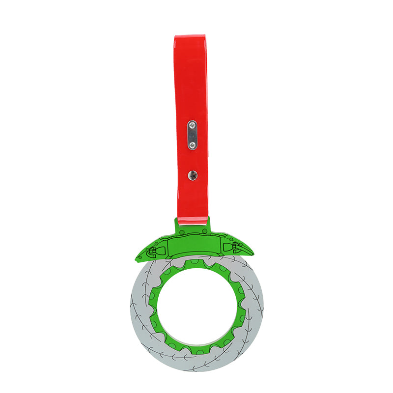 Brand New Brake Rotors Green TSURIKAWA Ring Subway Train Bus Handle Red Strap Charm Drift