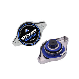Brand New JDM 1.3bar 9mm Pivot Racing Chrome Racing Cap High Pressure Radiator Cap For Universal