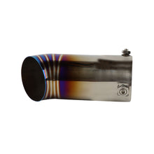 Load image into Gallery viewer, Brand New Burnt Blue Stainless Steel Car Exhaust Muffler Tip Straight Pipe 3&#39;&#39; Inlet