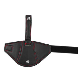 Brand New Universal JDM PVC Leather Black W/Red Stitching RECARO/BRIDE Bucket Seat Belt Guide Holder Protector