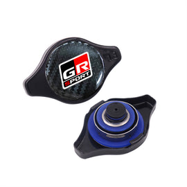 Brand New JDM 1.3bar 9mm GR SPORT Black Racing Cap High Pressure Radiator Cap For Universal