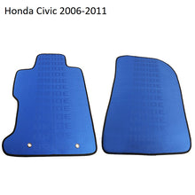 Load image into Gallery viewer, BRAND NEW 2006-2011 Honda Civic Bride Fabric Blue Custom Fit Floor Mats Interior Carpets LHD
