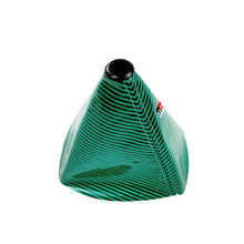 Load image into Gallery viewer, Brand New Universal GR SPORT Carbon Fiber Green Leather PVC Style Black Stitch Leather Gear Manual Shifter Shift Knob Boot