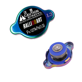 Brand New JDM 1.3bar 15mm Ralliart Racing Neo Chrome Radiator Cap S Type For Mitsubishi