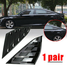 Load image into Gallery viewer, Brand New JDM Honda Accord 2018-2022 Glossy Black Side Vent Window Quarter Louver Cover