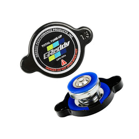 Brand New JDM 1.3bar 15mm Greddy Racing Black Radiator Cap S Type Universal