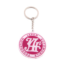 Load image into Gallery viewer, BRAND NEW DARK PINK JAF JAPAN AUTOMOBILE FEDERATION KEYCHAIN JDM Racing Car Styling Keychain Drift Key Phone Holder