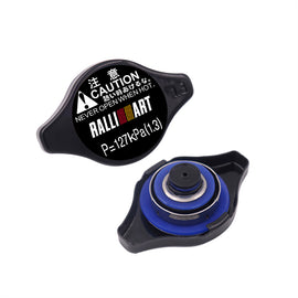 Brand New JDM 1.3bar 9mm Ralliart Racing Black Racing Cap High Pressure Radiator Cap For Mitsubishi
