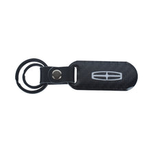 Load image into Gallery viewer, Brand New Universal 100% Real Carbon Fiber Keychain Key Ring For Lincoln