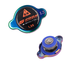Brand New JDM 1.3bar 15mm Spoon Sports Racing Neo Chrome Radiator Cap S Type For Universal