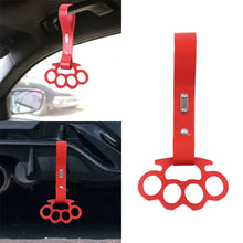 Load image into Gallery viewer, BRAND NEW KNUCKLES JDM TSURIKAWA Ring Subway Train Bus Red Strap Charm Drift