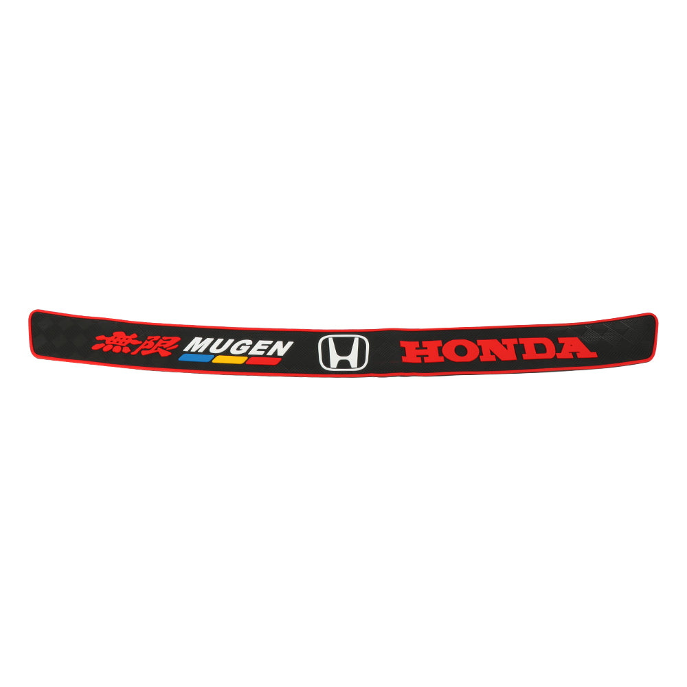 Brand New Mugen Rubber Anti-Scratch Rear Guard Bumper Protector Trim Trunk Sill Cover
