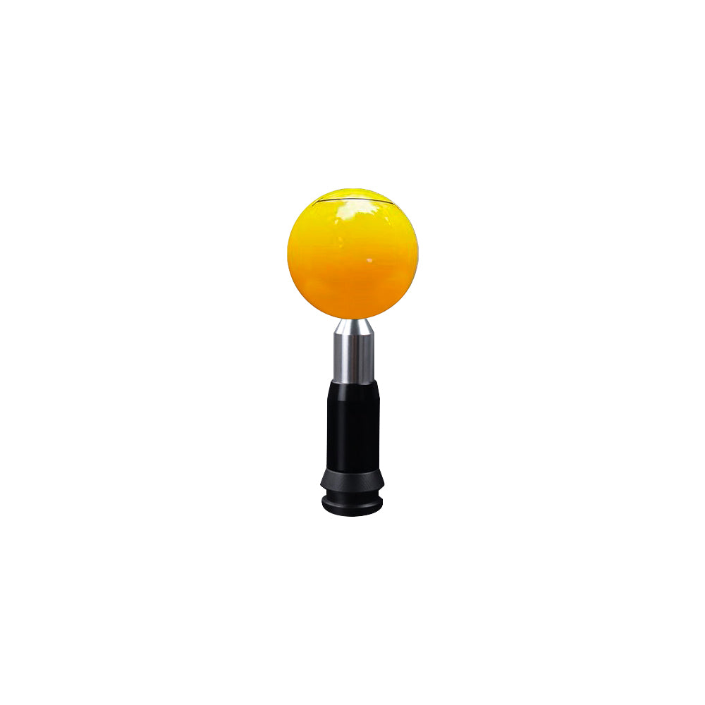 Brand New Universal JDM SMILE FACE YELLOW Round Ball Shift Knob Automatic Car Gear Shifter