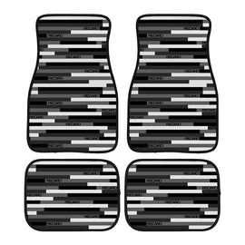 Brand New Universal 4PCS RECARO STYLE Racing Fabric Car Floor Mats Interior Carpets
