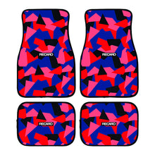 Load image into Gallery viewer, Brand New Universal 4PCS V10 RECARO CAMOUFLAGE STYLE Racing Fabric Car Floor Mats Interior Carpets