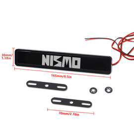 BRAND NEW 1PCS NISMO LED LIGHT CAR FRONT GRILLE BADGE ILLUMINATED DECAL STICKER