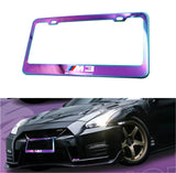 Brand New 1PCS UNIVERSAL BMW M3 COMPETITION Neo Chrome Stainless Steel License Plate Frame