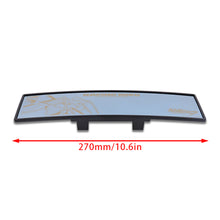 Load image into Gallery viewer, Brand New Hatsune Miku Racing Miku 270mm Wide Curve Car Truck Van Clip On Rear View Mirror Universal Blue Lense - JK Racing Inc