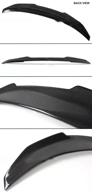 BRAND NEW 2015-2020 BMW F82 M4 2DR COUPE PSM STYLE HIGH KICK REAL CARBON FIBER TRUNK LID SPOILER WING