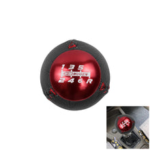 Load image into Gallery viewer, BRAND NEW JDM Mugen Leather 6 Speed Shift Knob Black / Red HONDA CRZ Type R Civic FA5 FG2 SI